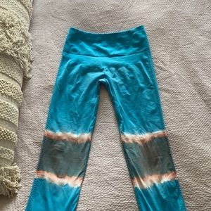 Free People tie dye leggings